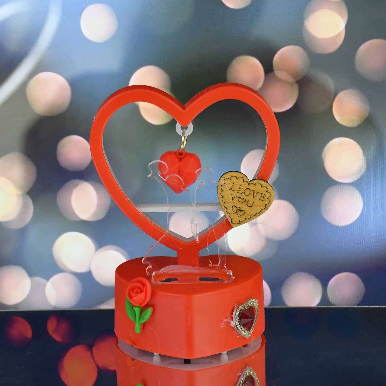 Heart-Shaped LED Light Showpiece Heart-Shaped LED Light Showpiece